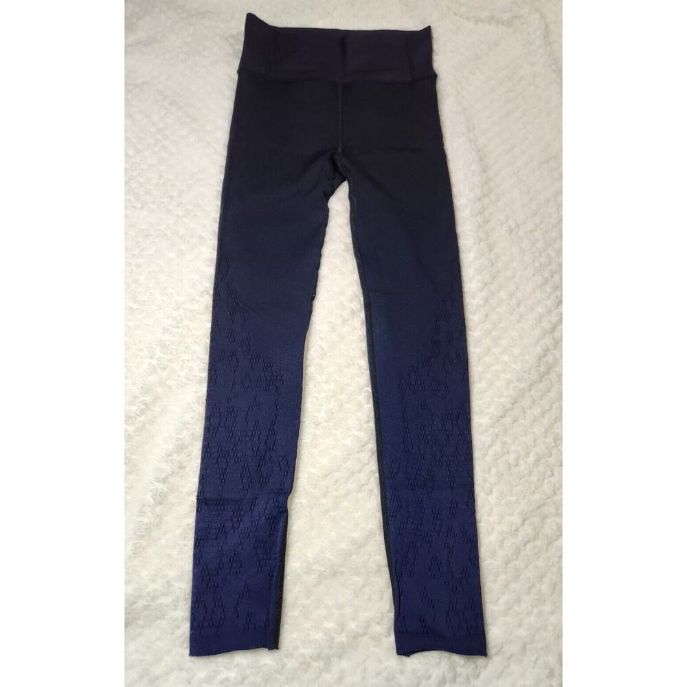 Varley Ombre Leggings Womens XXS XS Blue Black Mid Rise